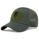 Men's Skull Curved Brim Cap