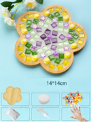 Mosaic and Bamboo Kit with Colorful Pieces