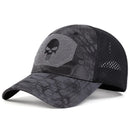 Men's Skull Curved Brim Cap