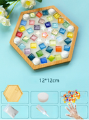 Mosaic and Bamboo Kit with Colorful Pieces