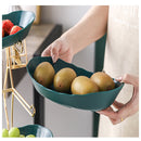 Tabletop Fruit Bowl with Bamboo Stand