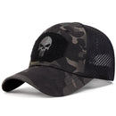 Men's Skull Curved Brim Cap