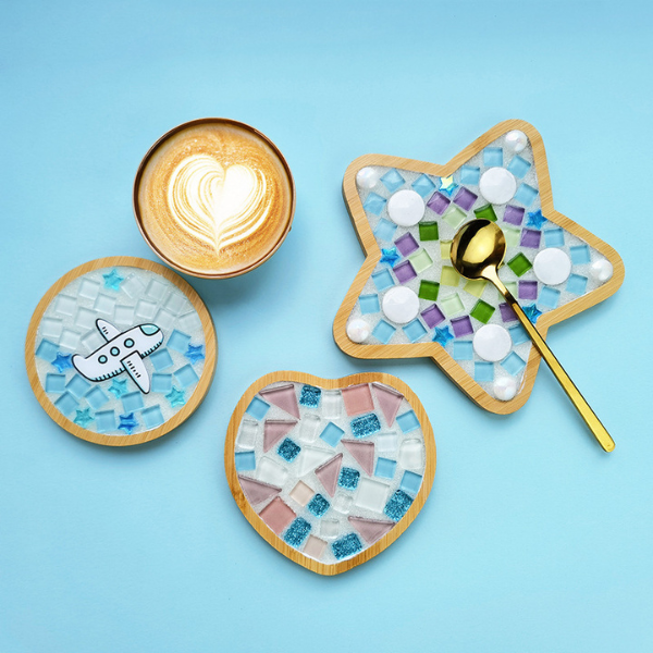 Mosaic and Bamboo Kit with Colorful Pieces