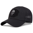 Men's Skull Curved Brim Cap