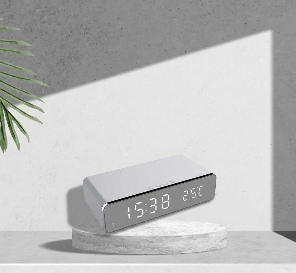 Digital Clock Wireless Cell Phone Charger