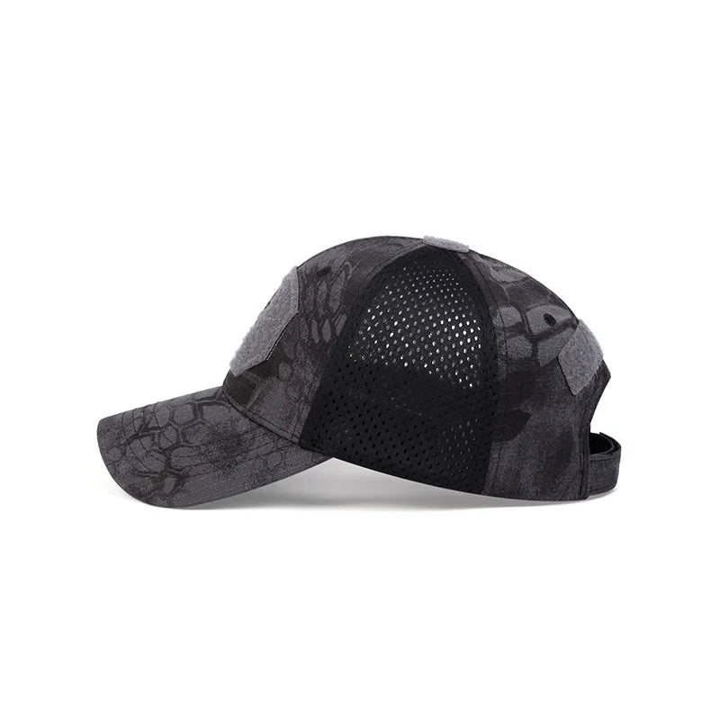 Men's Skull Curved Brim Cap
