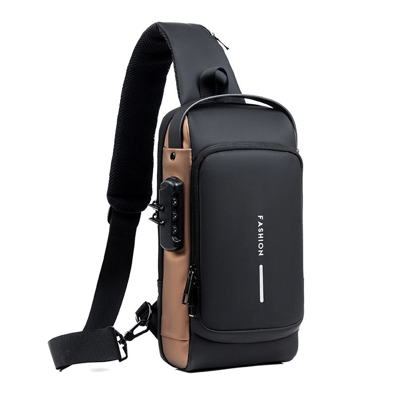 Men's Anti-Theft Bag with USB Charging