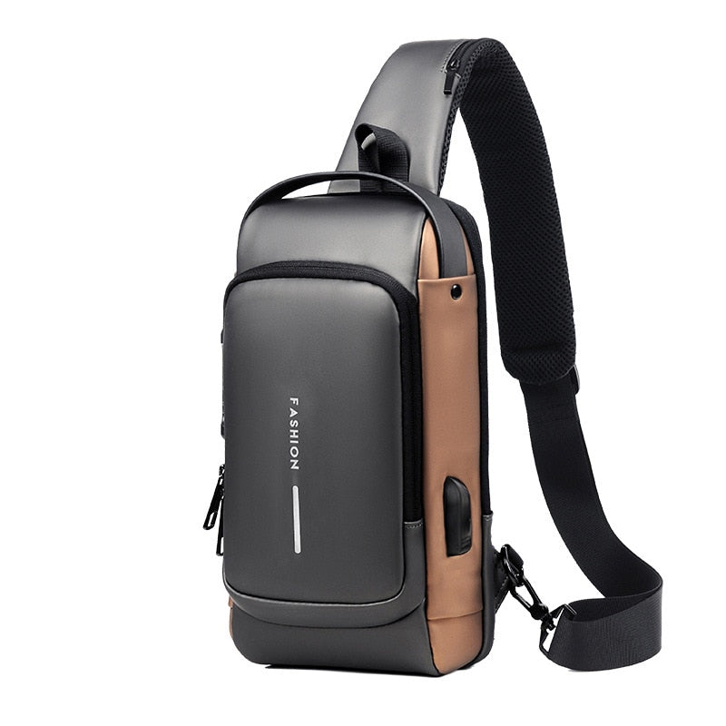 Men's Anti-Theft Bag with USB Charging