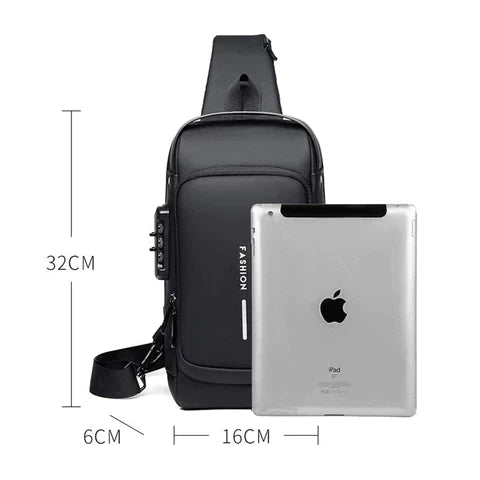 Men's Anti-Theft Bag with USB Charging