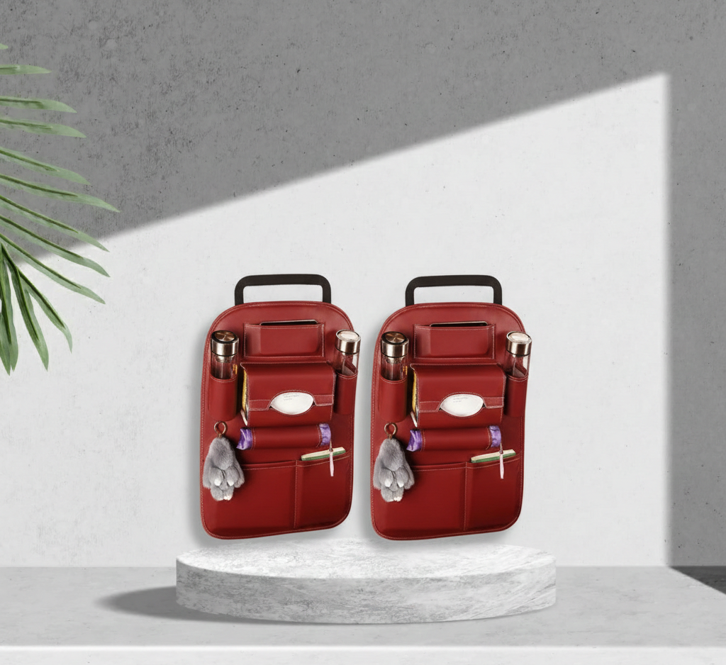 Universal Leather Backseat Organizer