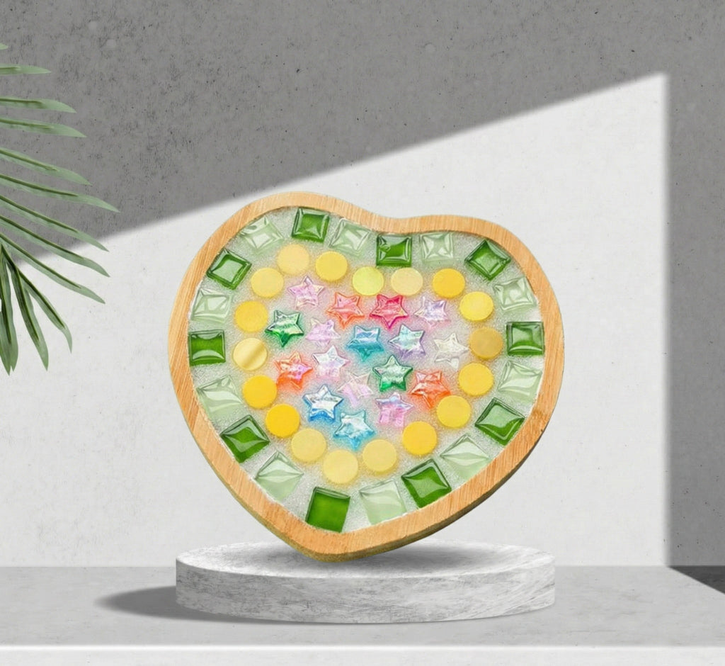 Mosaic and Bamboo Kit with Colorful Pieces