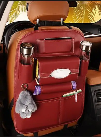 Universal Leather Backseat Organizer