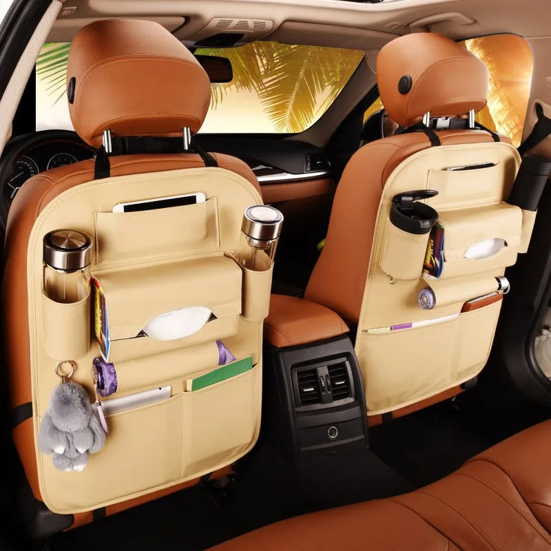 Universal Leather Backseat Organizer