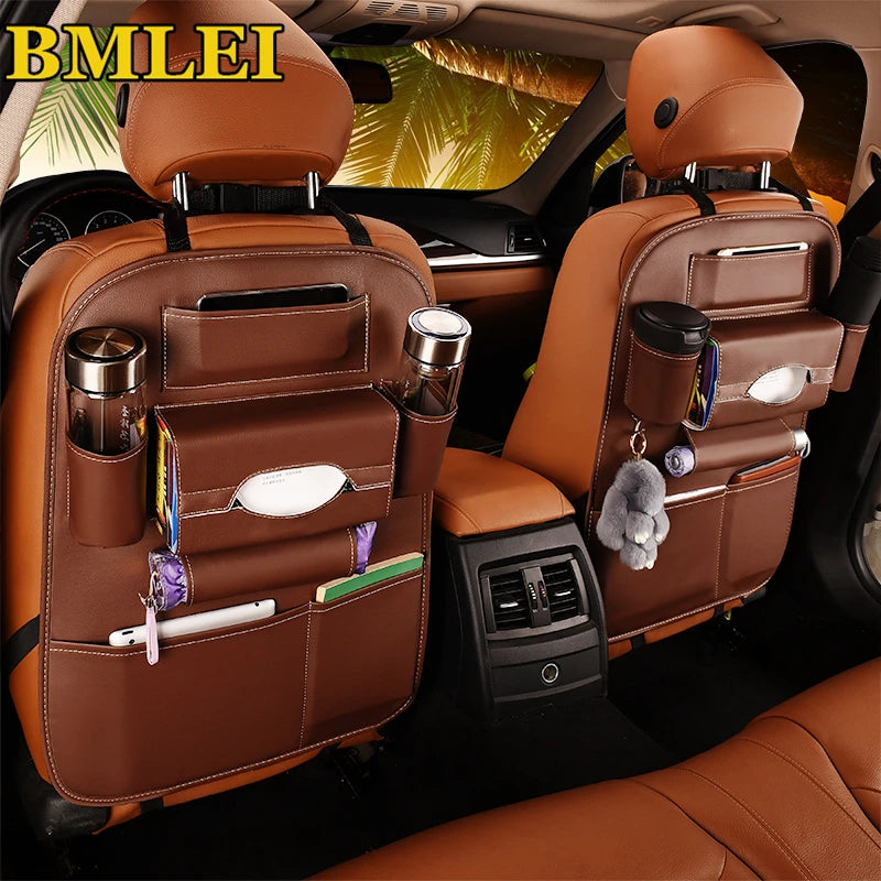 Universal Leather Backseat Organizer