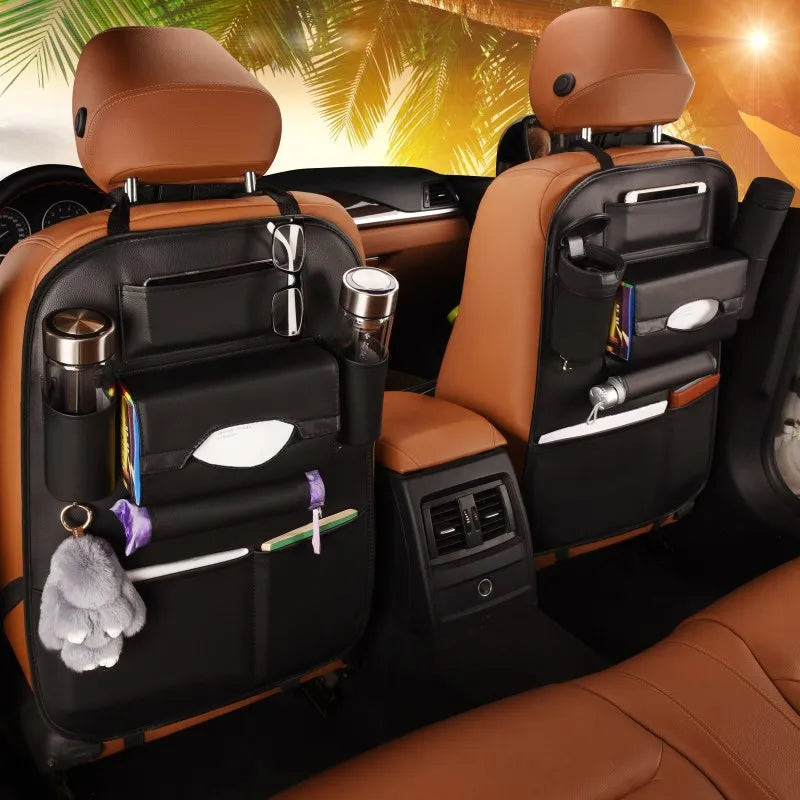Universal Leather Backseat Organizer
