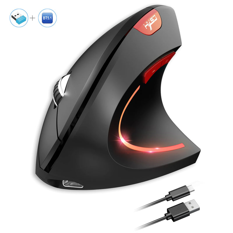 Ergonomic Vertical Dual Mouse