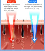 Electric Massage Comb with LED and Vibration