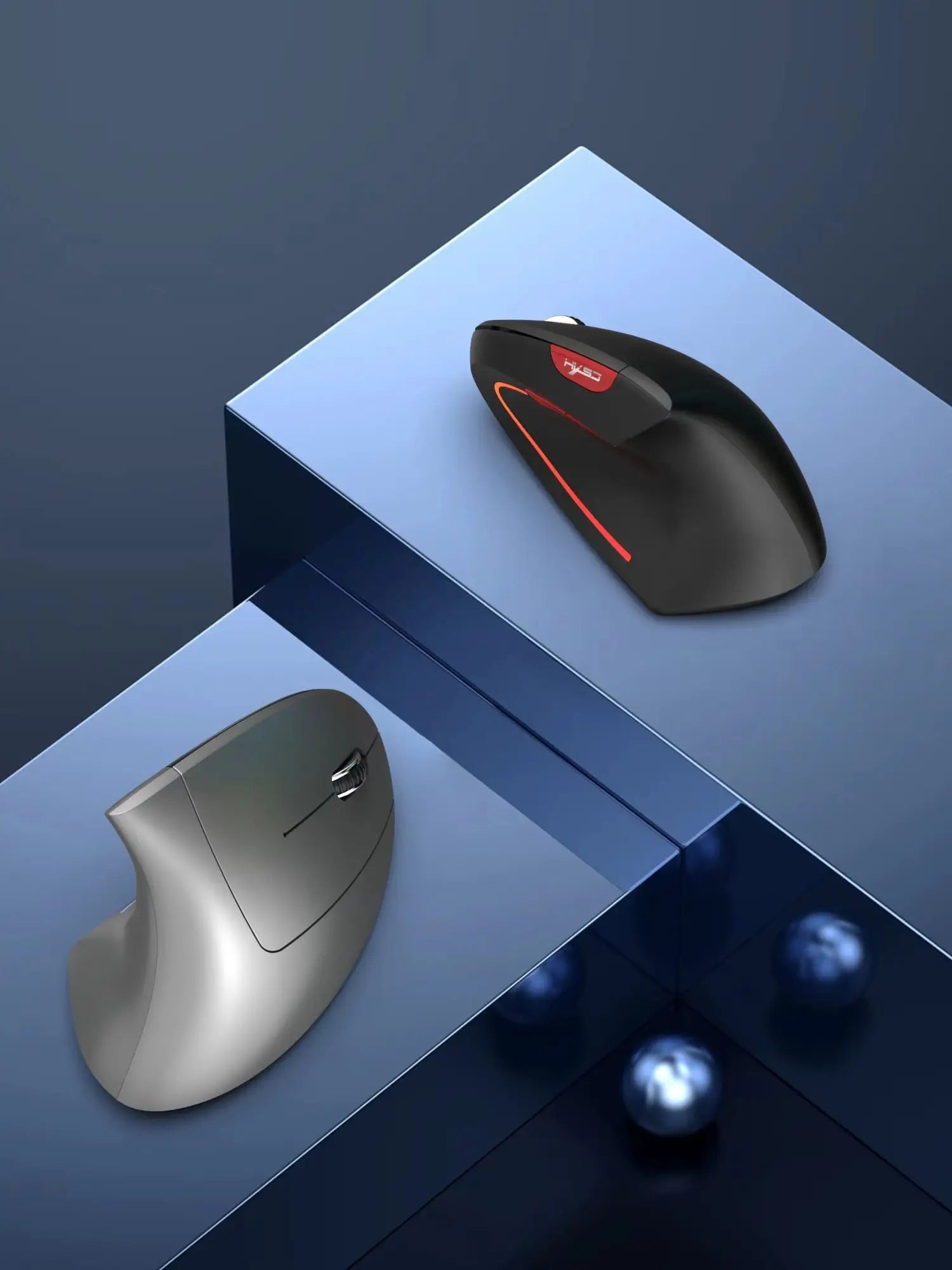 Ergonomic Vertical Dual Mouse
