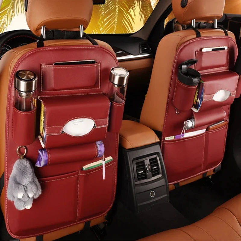 Universal Leather Backseat Organizer