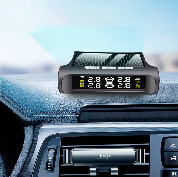 USB Tire Pressure Sensor with Solar Charging