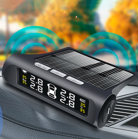 USB Tire Pressure Sensor with Solar Charging