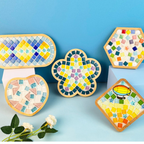 Mosaic and Bamboo Kit with Colorful Pieces