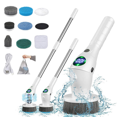 8-in-1 Multifunctional Electric Cleaning Brush