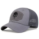 Men's Skull Curved Brim Cap