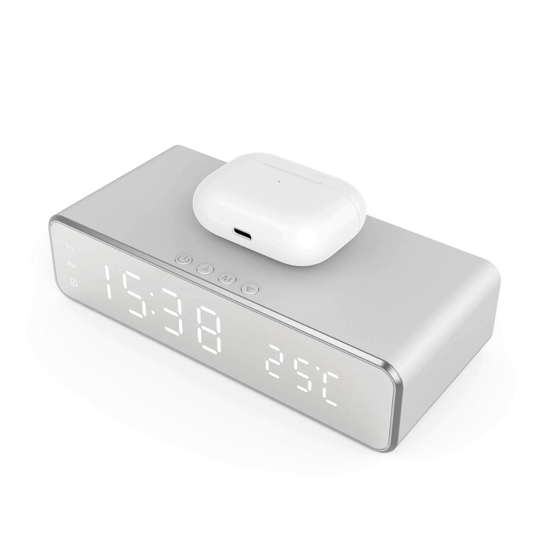 Digital Clock Wireless Cell Phone Charger